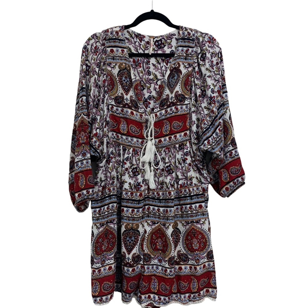 Free People Feelin The Folk Boho Romper size L